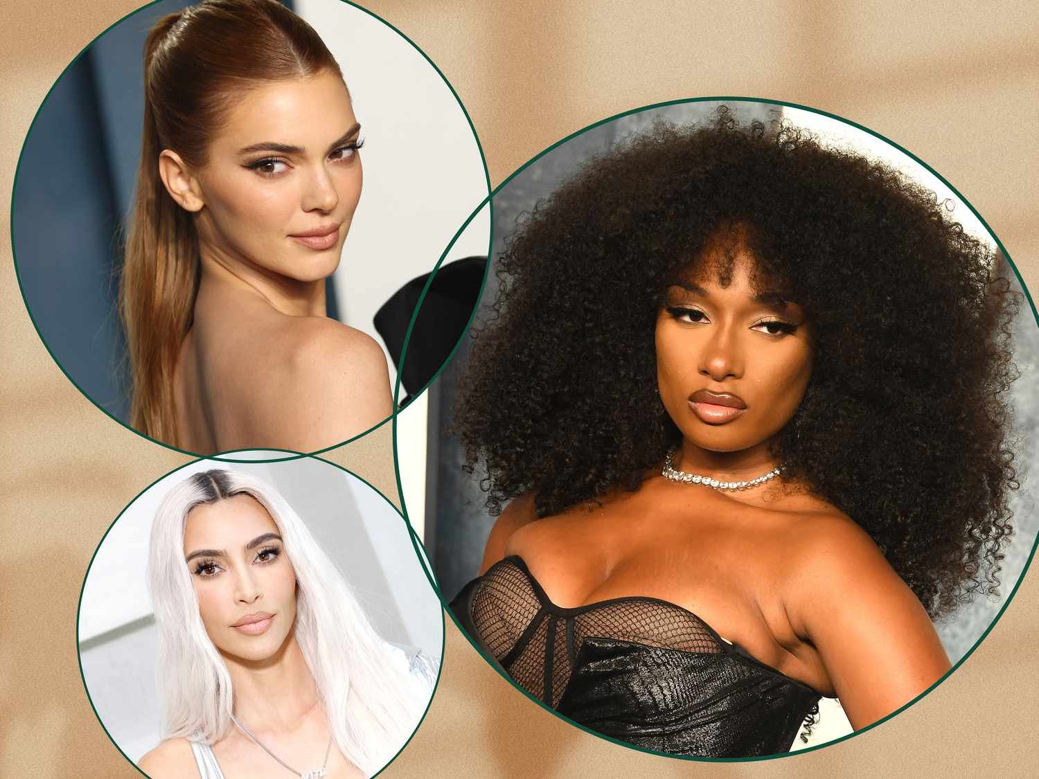 Summer hair colors Kendall Jenner Meg the stallion Kim Kardashian
