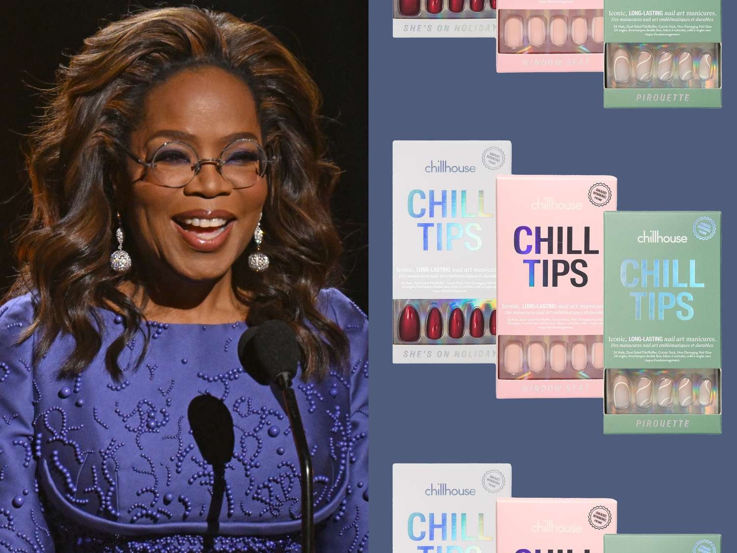Oprah alongside Chillhouse nails