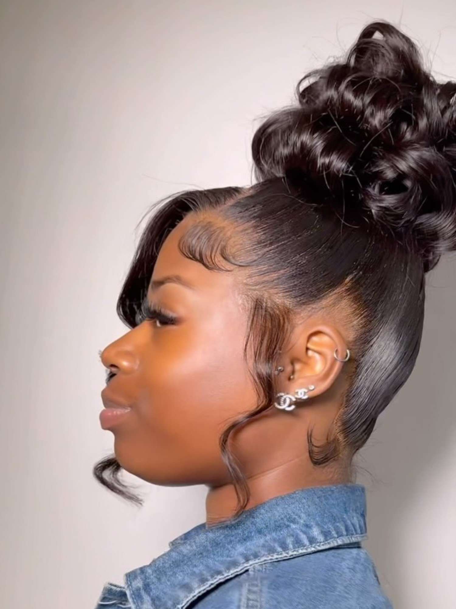 Baby hair Bobby Updo - InStyle bobby pin Hairstyles