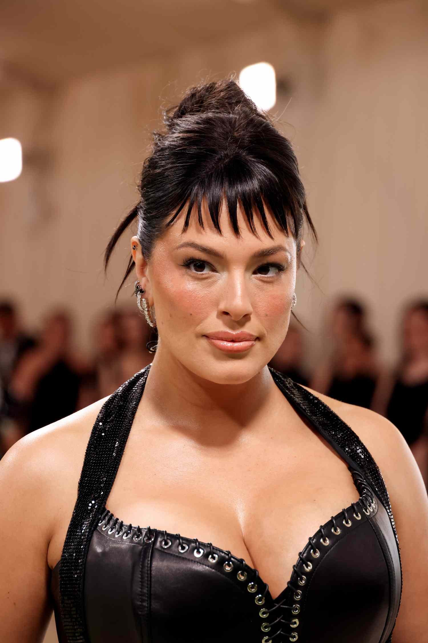 Ashley Graham attends The 2024 Met gala affair .