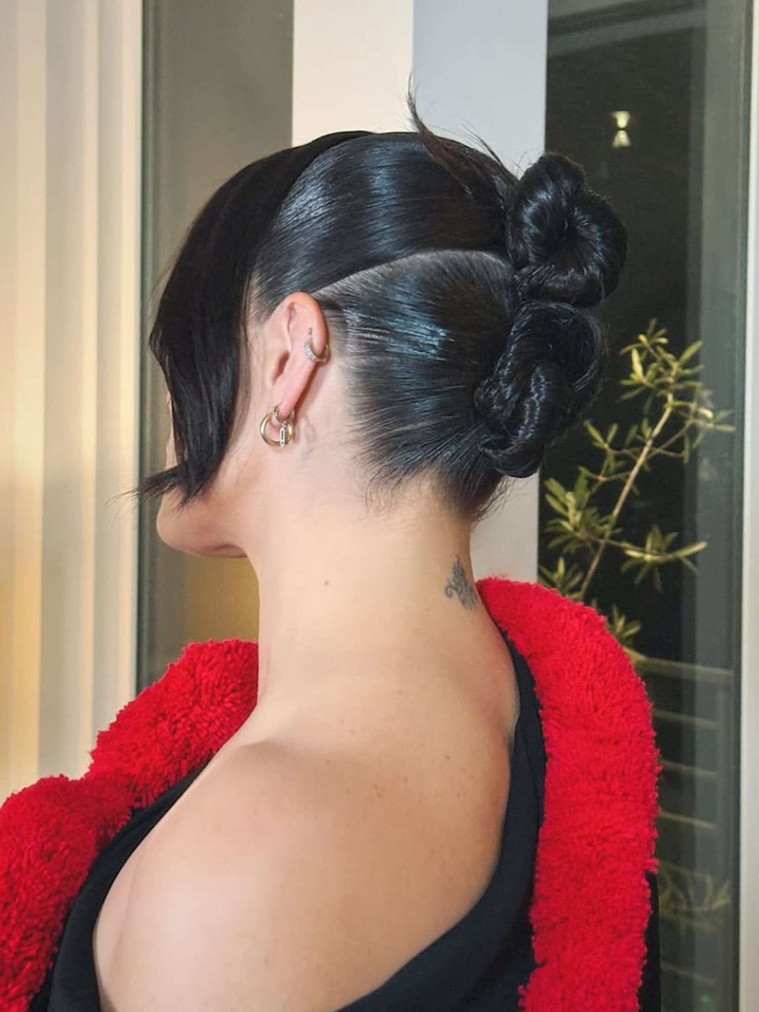 Sleek stack Chignons - InStyle Bobby pin hair style