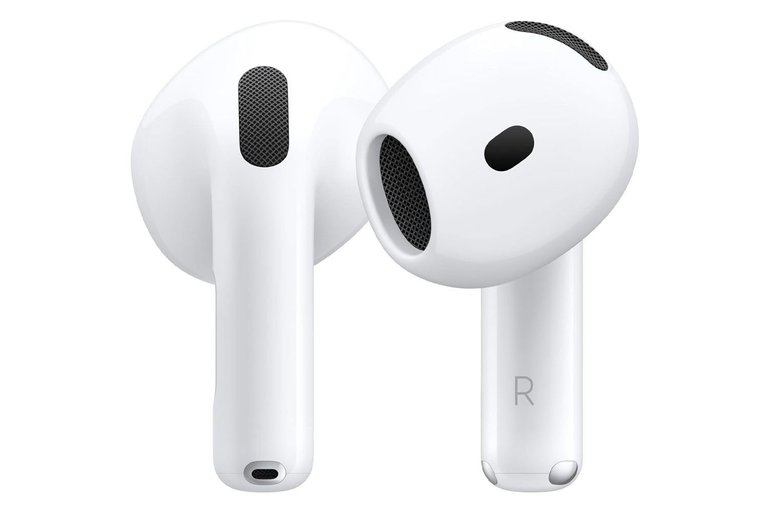 Apple AirPods 4 Wireless Earbuds, Bluetooth Headphones, with active Noise Cancellation, Adaptive Audio, transparency Mode, individualise Spatial Audio, USB-C Charging Case, Wireless Charging, H2 Chip