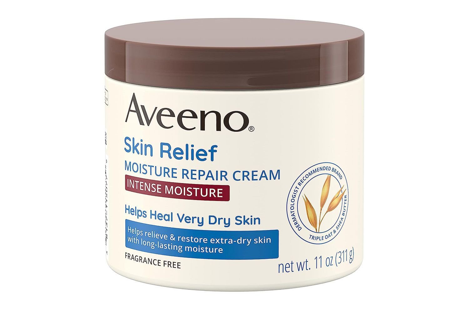 Amazon palladium Aveeno tegument Relief Intense moisture Repair body Cream