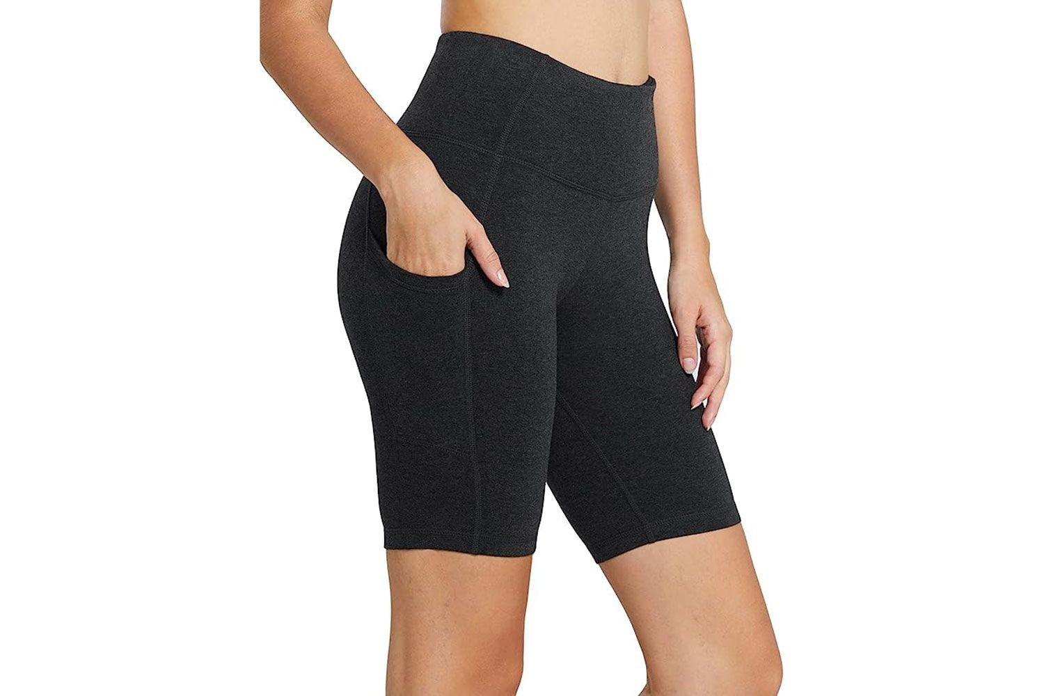 Amazon BALEAF Women's 8"/ 7"/ 5" High Waist Biker Shorts motorcycle Charcoal