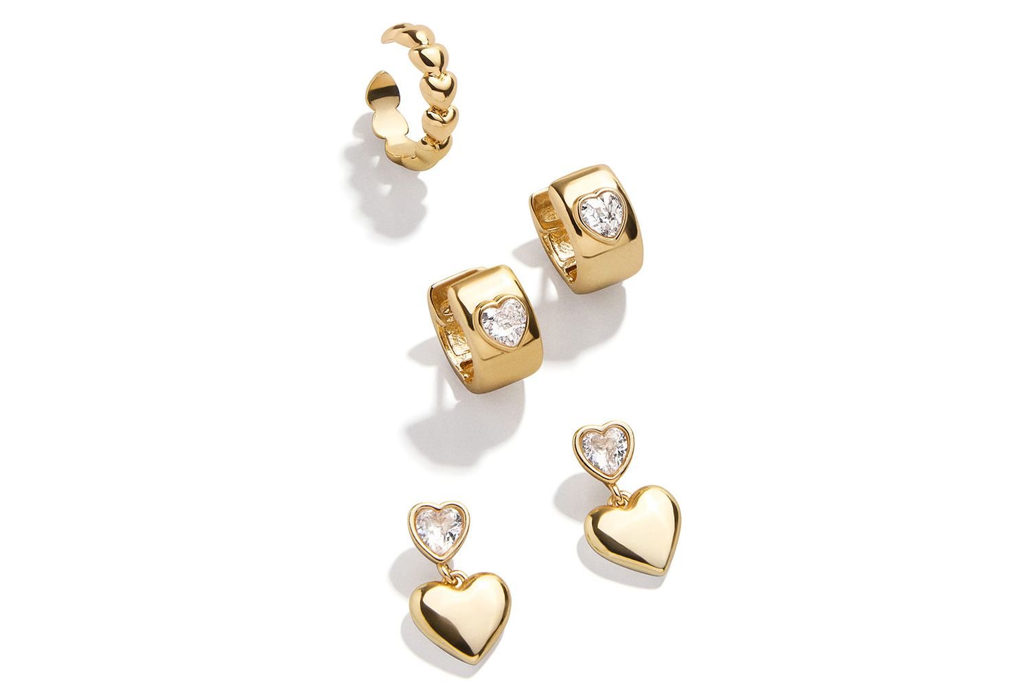 BaubleBar Alice set of triad earring Set