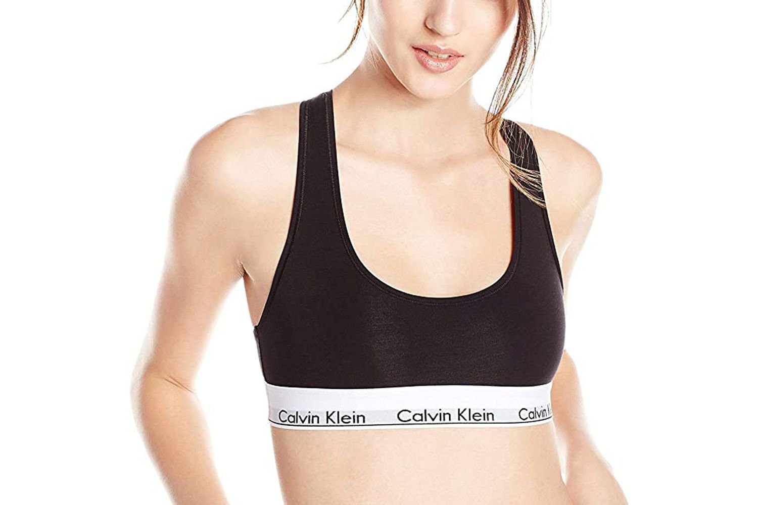 Calvin Klein Women's modern Cotton unlined radiocommunication Bralette