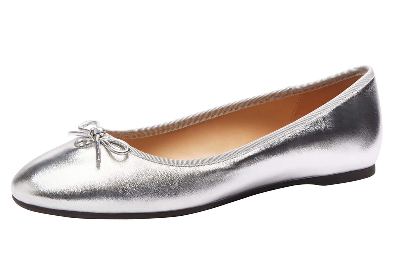 Amazon manager Women's Abigail metallic leather Ballet Flat