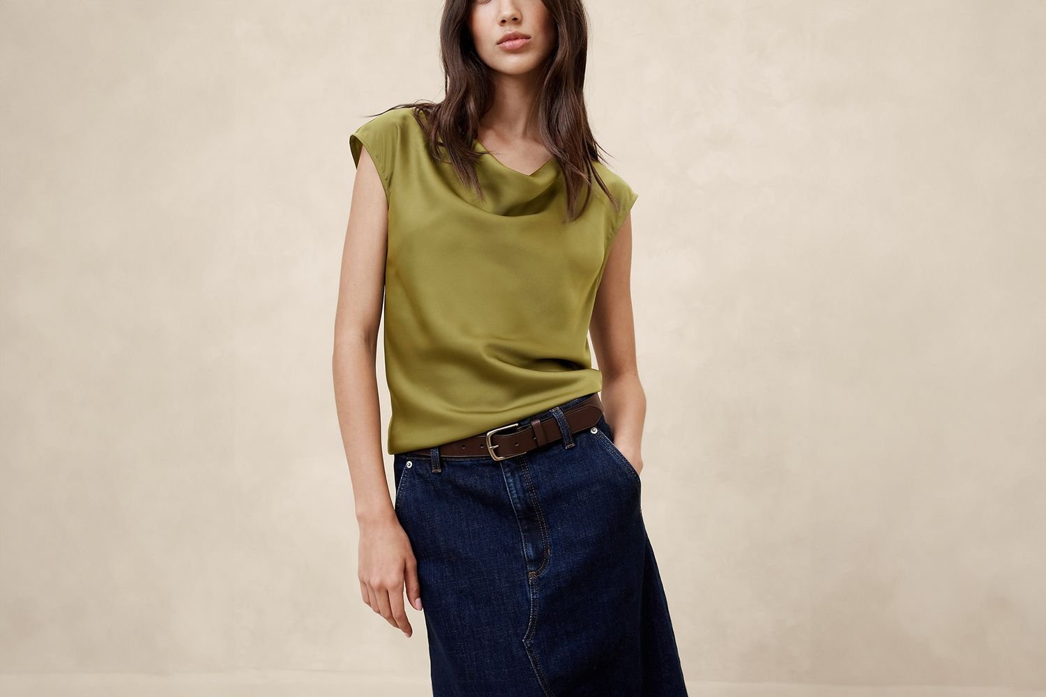 cowl neck top