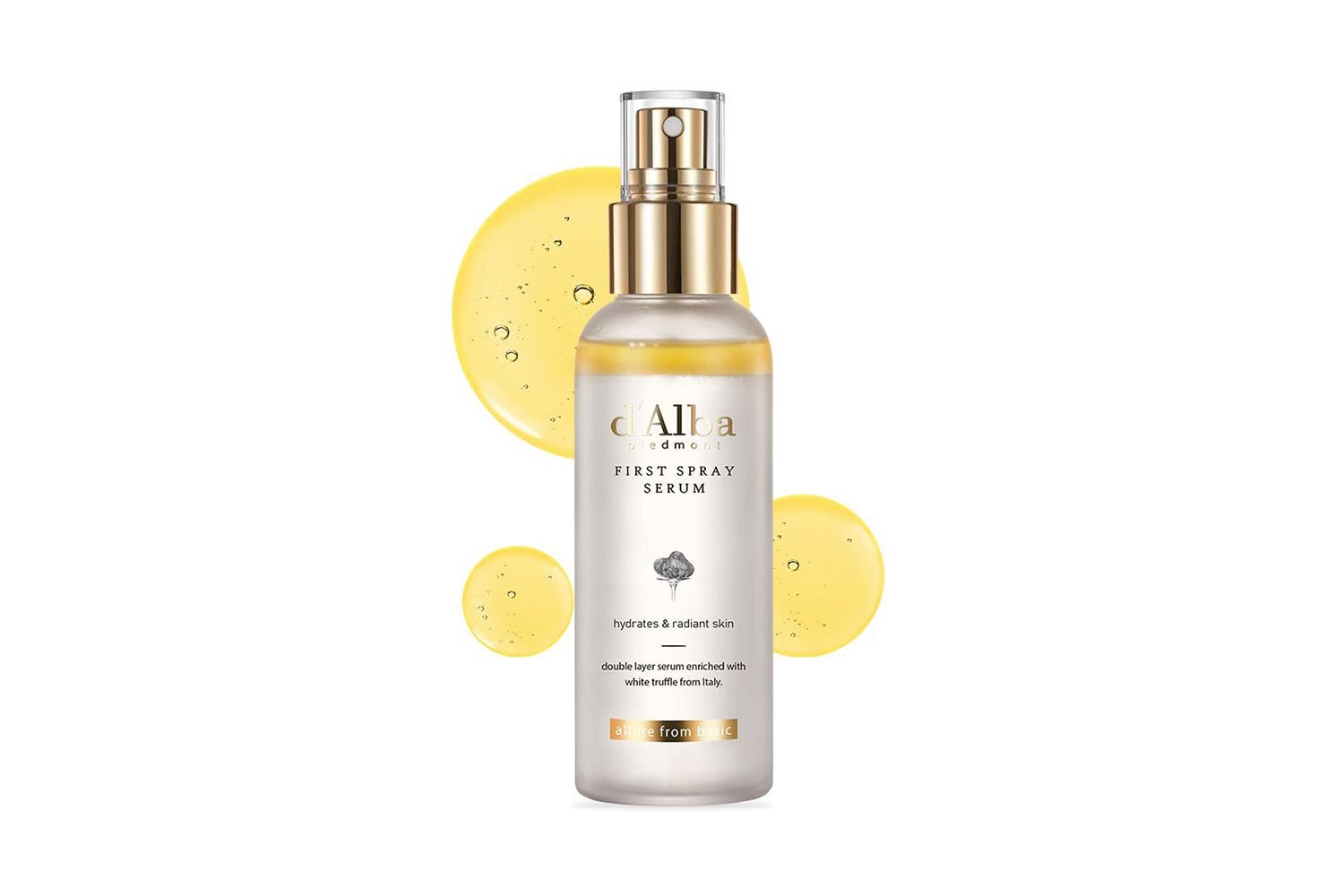 d'alba Piedmont Italian White earthnut First Spray Serum, Vegan
