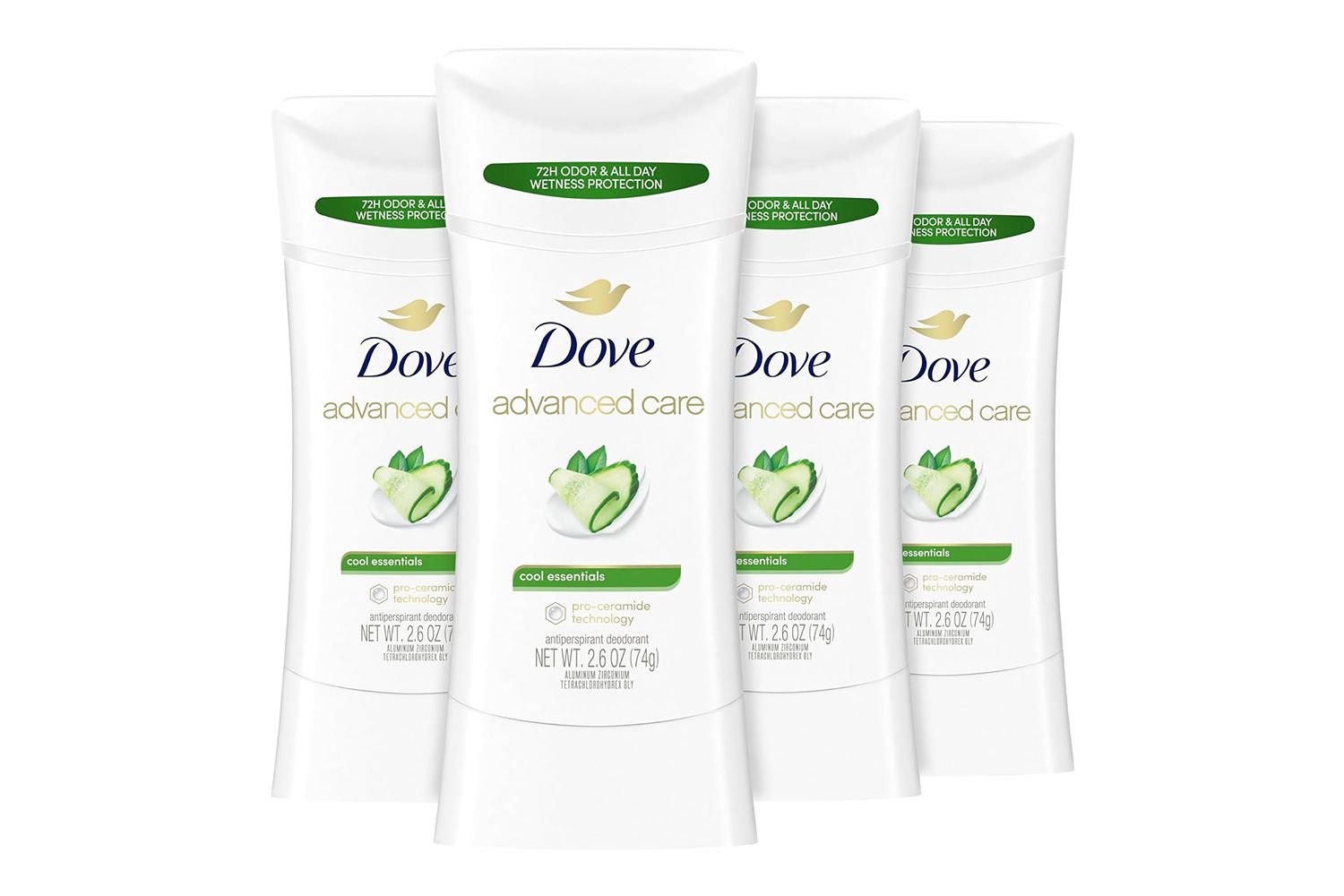 Dove advance Care antiperspirant deodorant stick Cool necessity quatern ct for serving your skin barrier repair after shaving