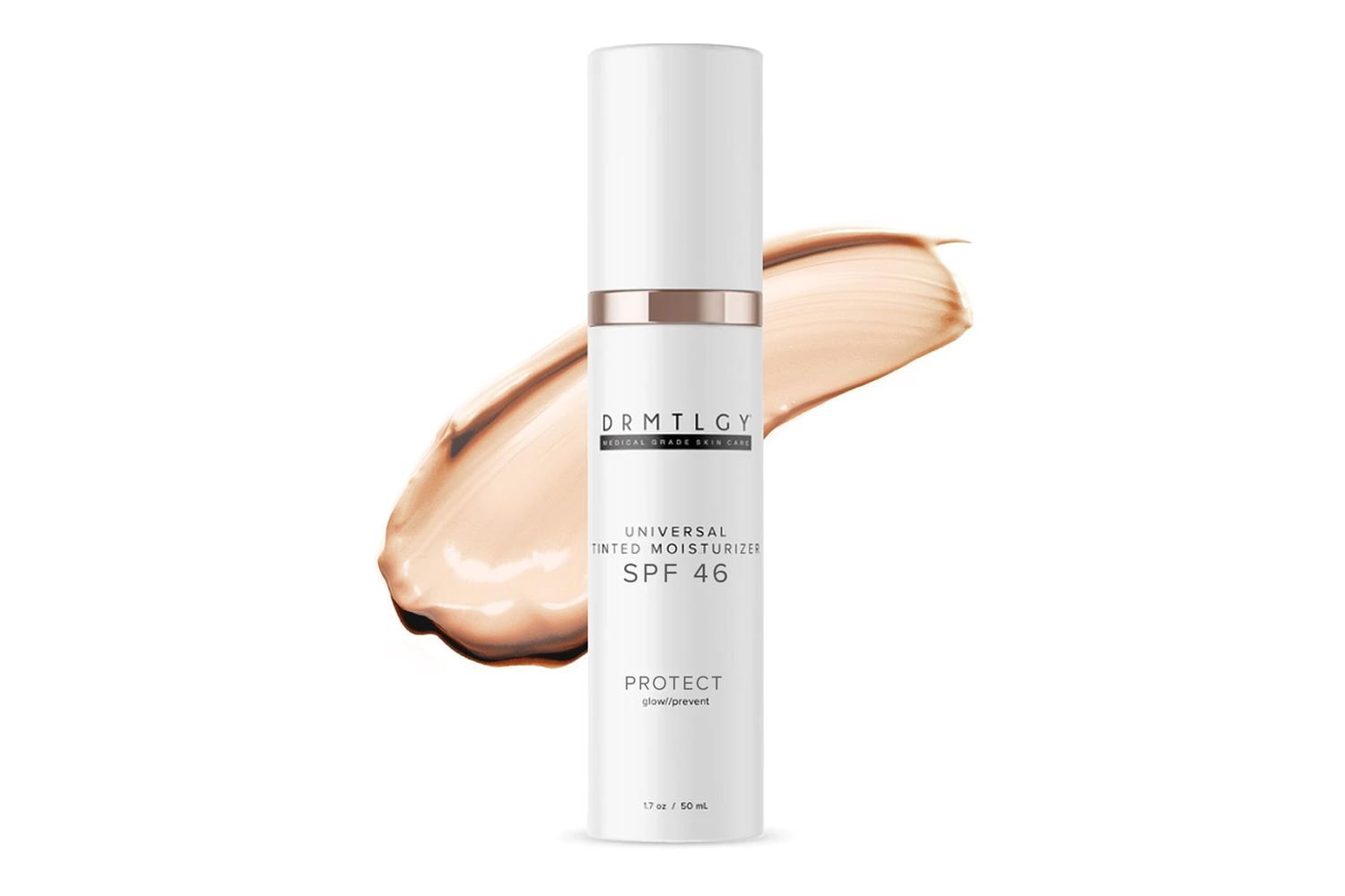 Amazon DRMTLGY Anti-Aging tint Moisturizer with sun protection factor 46. universal