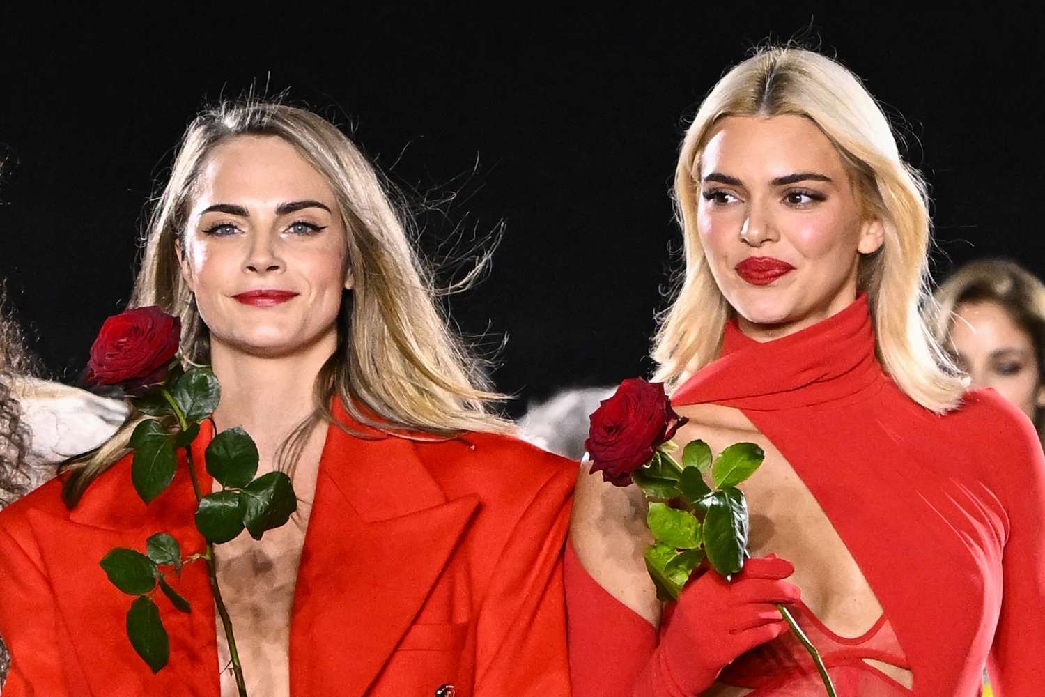 Cara Delevingne and Kendall Edward Jenner on A runway together