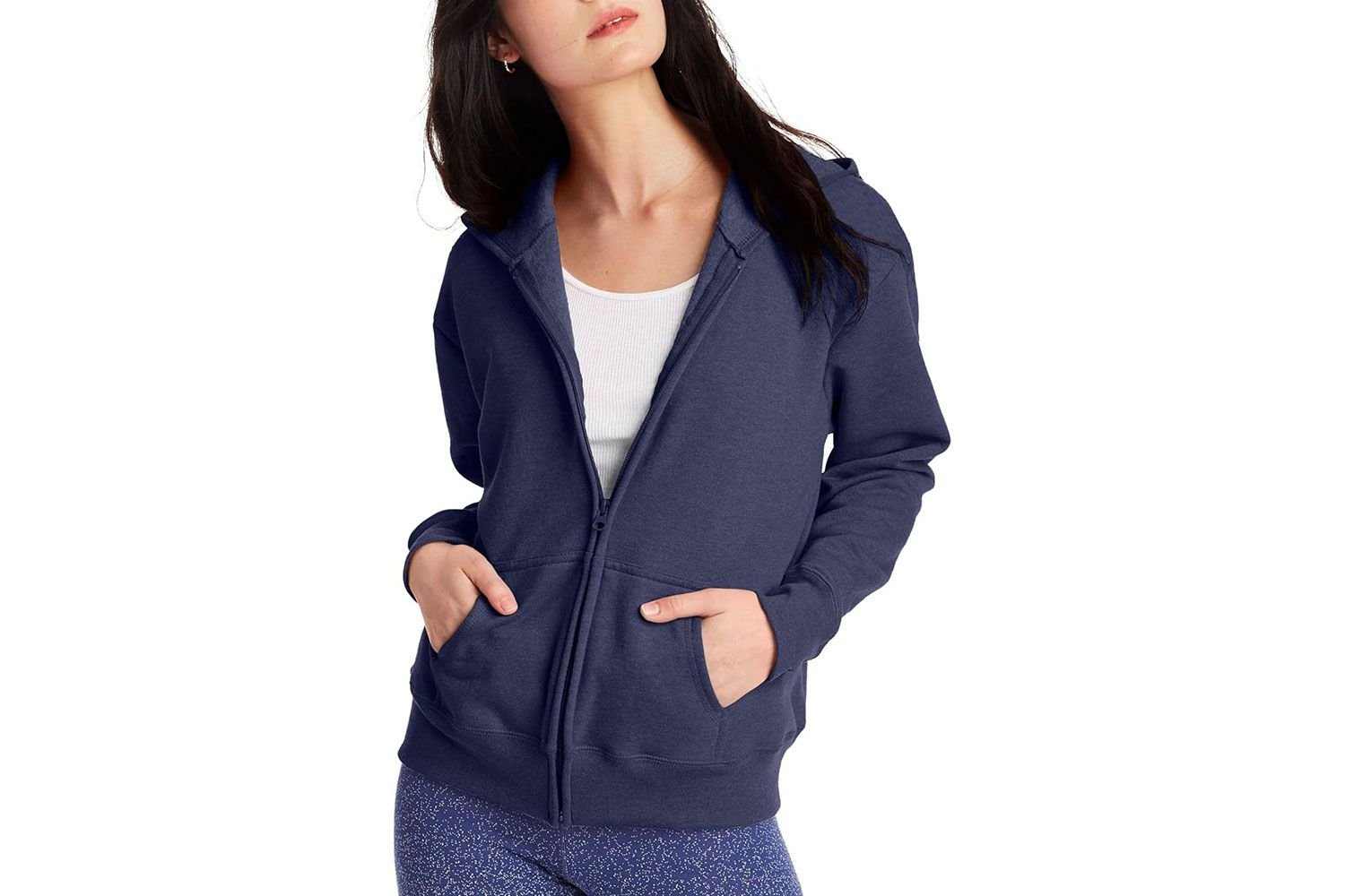 Hanes Women's Full-Zip Hooded Sweatshirt