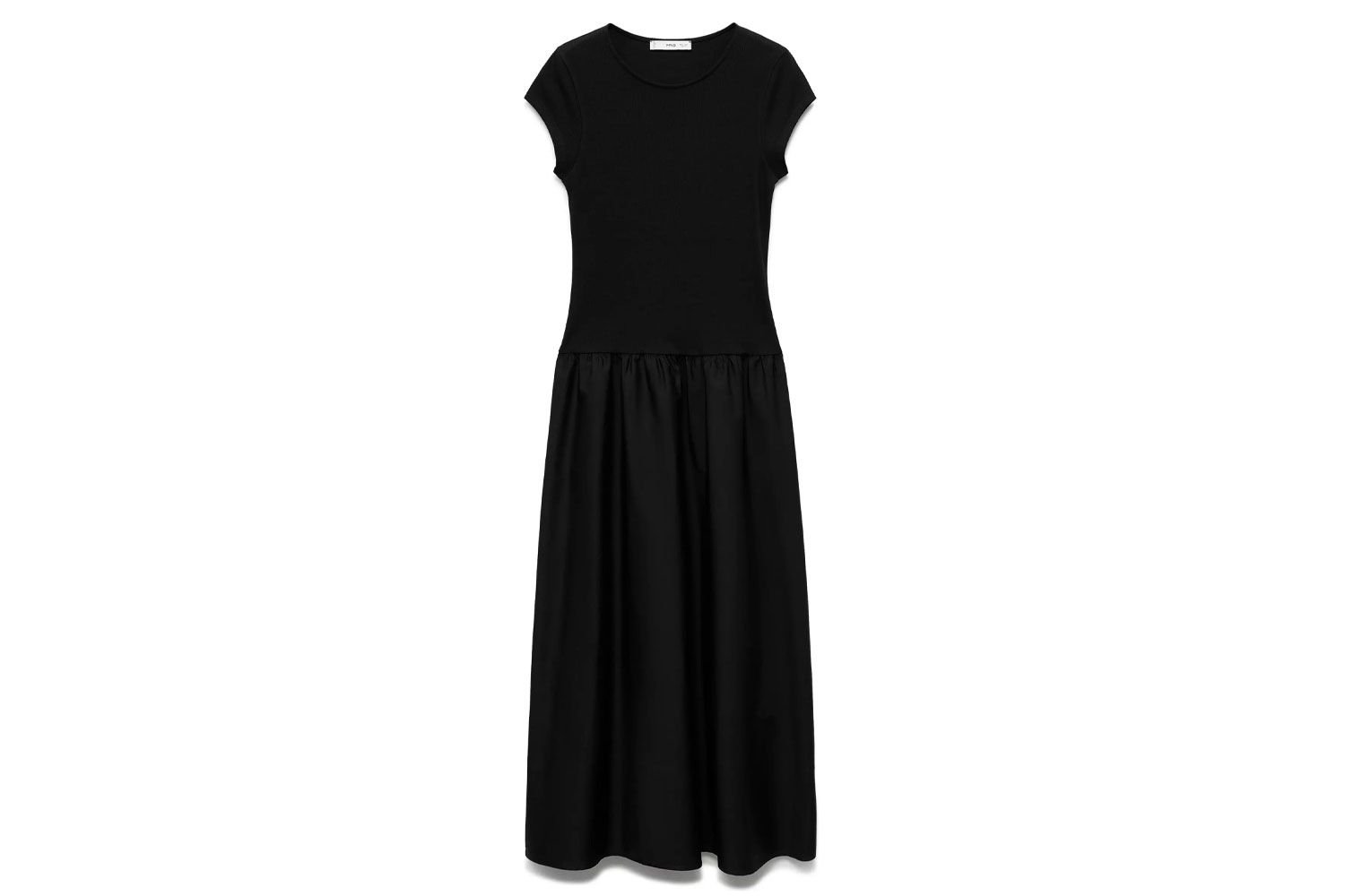 Mixed Media conniption & Flare T-Shirt Dress