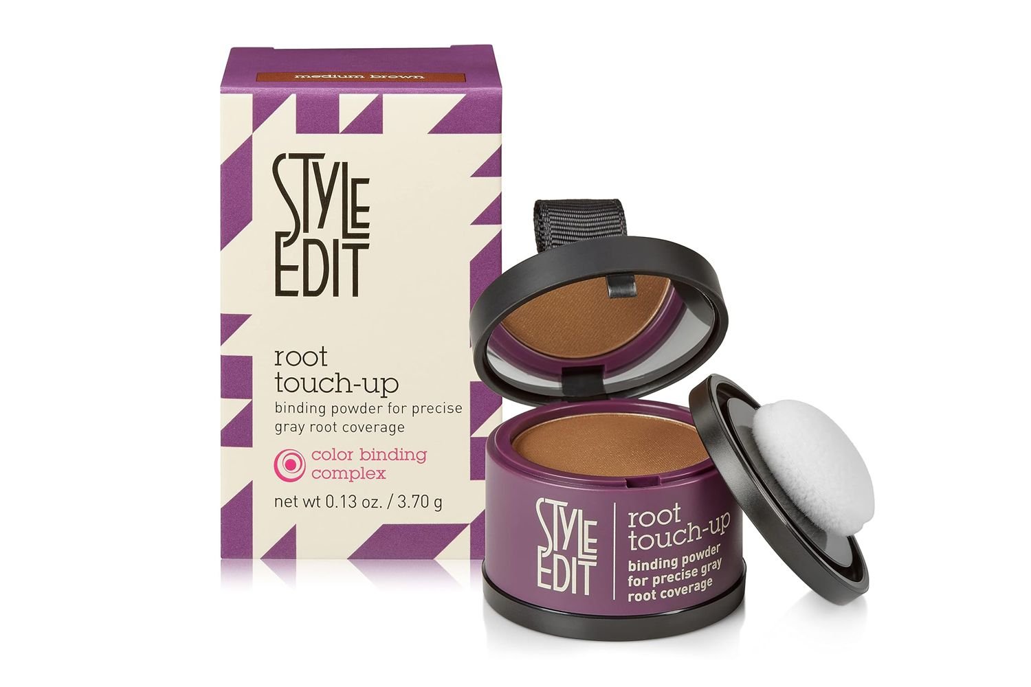 root Touch up pulverisation for medium brown Hair by Style Edit