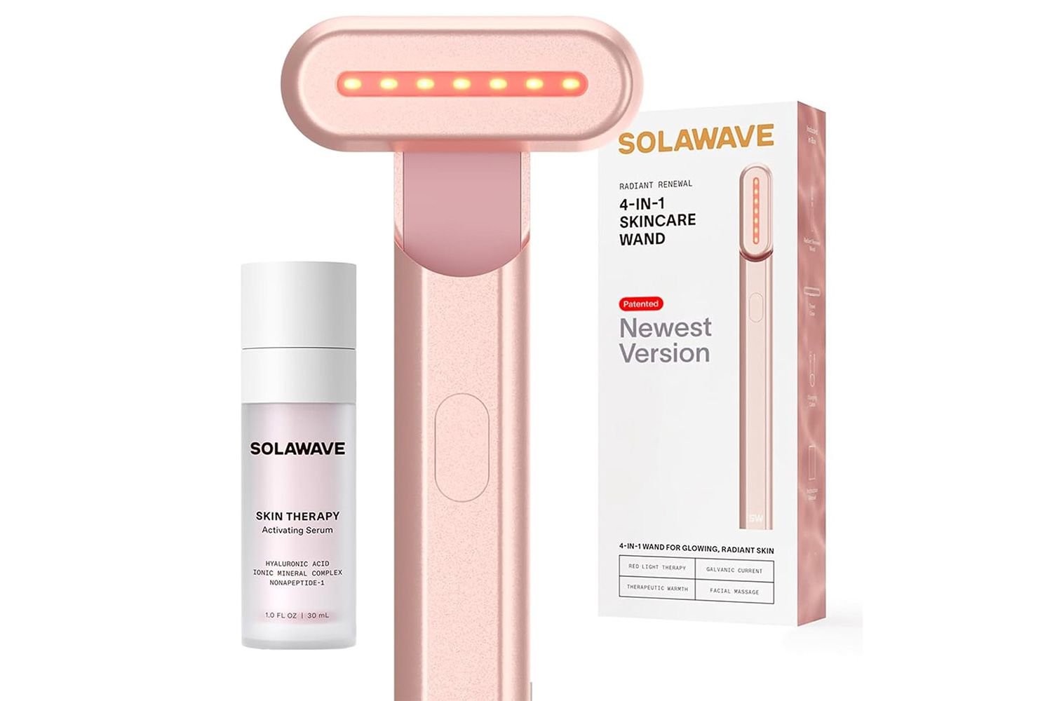 Amazon Solawave 4-in-1 beaming renewal Facial wand 