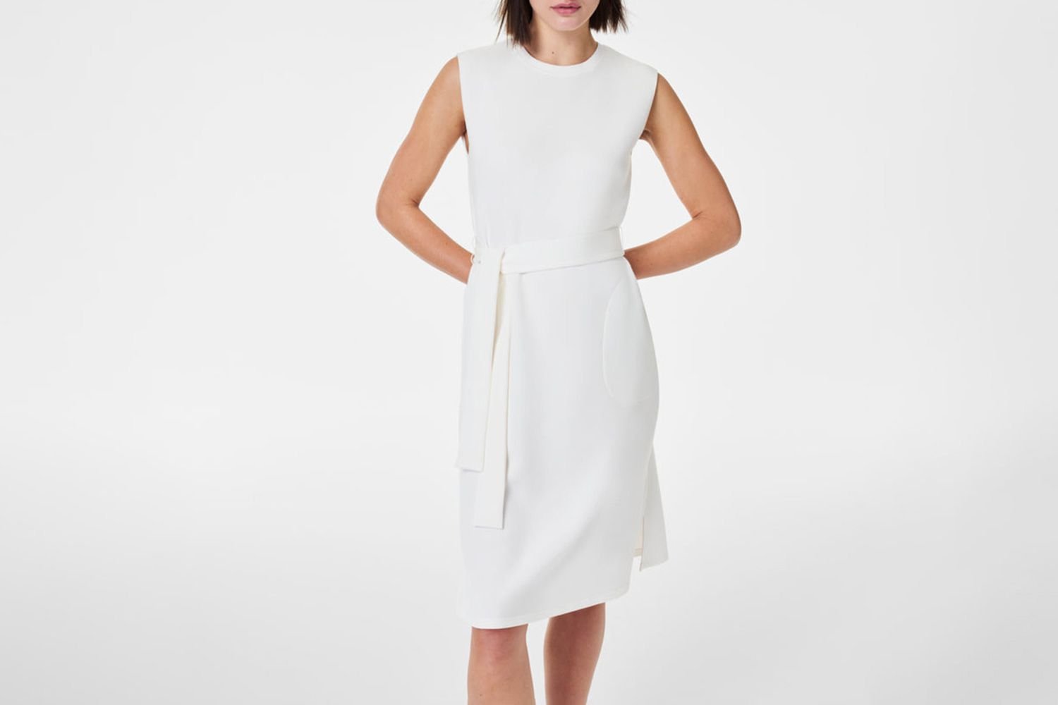 AirEssentials Tie-Waist Tank Dress
