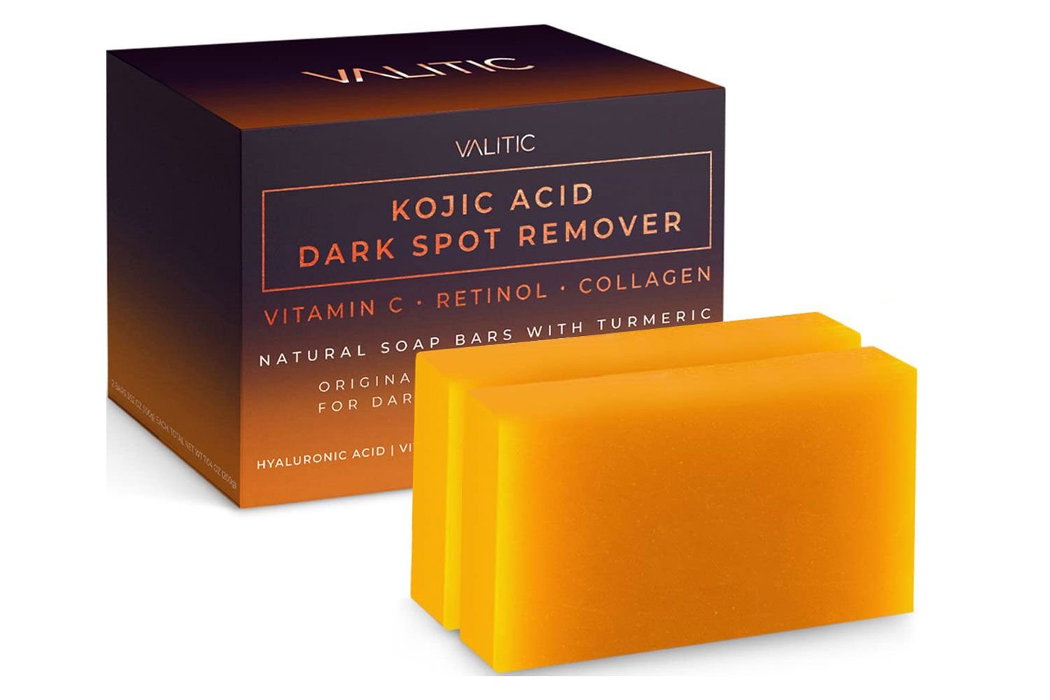 VALITIC Kojic acid Dark place remover soap parallel bars with Vitamin