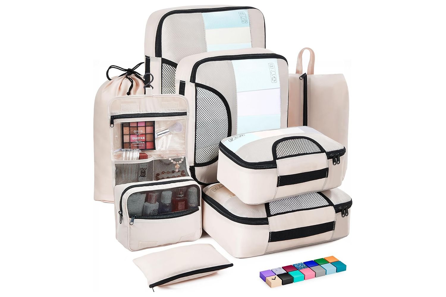 Amazon Veken ogdoad set packing Cubes for Suitcases